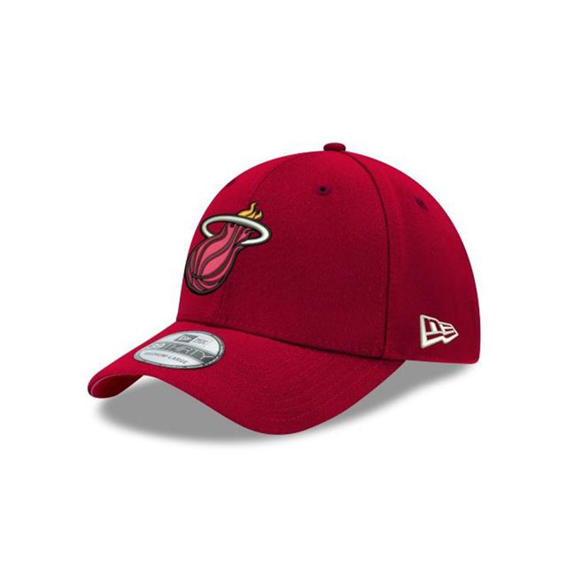 NBA Miami Heat Team Classic 39Thirty Stretch Fit (ANF3168) - Red New Era Caps